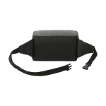 Sac banane imperméable en polyester recyclé avec poche intérieure couleur noir deuxième vue arrière