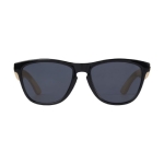 Lunettes de soleil en bambou et plastique recyclé à protection UV400 couleur naturel deuxième vue frontale