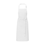 Tablier en coton et polyester avec sangle réglable 240 g/m² couleur blanc