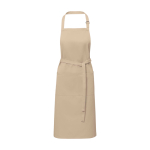 Tablier en coton et polyester avec sangle réglable 240 g/m² couleur ivoire
