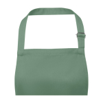 Tablier en coton et polyester avec sangle réglable 240 g/m² couleur vert pastel vue détail 1