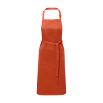 Tablier en coton et polyester avec sangle réglable 240 g/m² couleur saumon