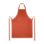 Tablier en coton et polyester avec sangle réglable 240 g/m² deuxième vue frontale
