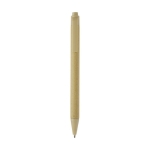 Stylo conçu à partir de matériaux et déchets écologiques, encre noire couleur marron clair