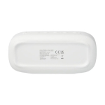 Enceinte Bluetooth résistante à l´eau en plastique recyclé 5W couleur blanc deuxième vue arrière
