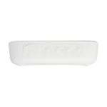 Enceinte Bluetooth résistante à l´eau en plastique recyclé 5W couleur blanc troisième vue