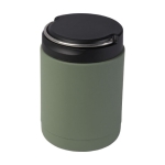 Boîte à lunch isotherme en acier inoxydable recyclé avec poignée 500ml couleur vert militaire
