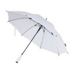 Parapluie automatique en pongé recyclé avec 8 panneaux Ø85 couleur blanc