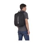 Sac à dos pour PC 15,6” en RPET avec pochette pour tablette couleur noir deuxième vue