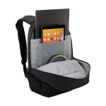 Sac à dos pour PC 15,6” en RPET avec pochette pour tablette couleur noir quatrième vue