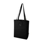 Sac polyvalent en coton recyclé GRS avec compartiment pour PC 15´´ couleur noir