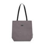 Sac polyvalent en coton recyclé GRS avec compartiment pour PC 15´´ couleur gris deuxième vue frontale