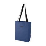 Sac polyvalent en coton recyclé GRS avec compartiment pour PC 15´´ couleur bleu marine