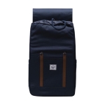 Sac à dos polyvalent pour PC 15” recyclé Herschel Retreat™ couleur bleu marine troisième vue frontale