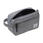Trousse recyclée Herschel Chapter avec poche frontale et poignée couleur gris deuxième vue
