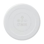 Gourde en aluminium recyclé à finition mate avec mousqueton 770ml couleur blanc troisième vue