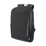 Sac à dos recyclé imperméable avec dos rembourré pour PC 15” couleur noir