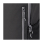 Sac à dos recyclé imperméable avec dos rembourré pour PC 15” couleur noir vue détail 1