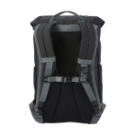 Sac à dos recyclé imperméable pour PC 15,6” multi-poches couleur noir deuxième vue arrière
