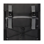 Sac à dos recyclé imperméable pour PC 15,6” multi-poches couleur noir vue détail 1