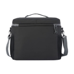 Sac isotherme recyclé imperméable avec poches en filet couleur noir deuxième vue arrière