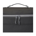 Sac isotherme recyclé imperméable avec poches en filet couleur noir vue détail 1