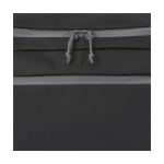 Sac à dos de sport recyclé résistant à l´eau multi-poches couleur noir vue détail 1