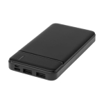 Batterie externe en plastique recyclé à charge rapide 10 000 mAh couleur noir