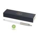 Stylo écologique Parker Jotter avec recharge d´encre noire incluse couleur blanc