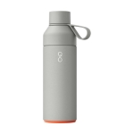 Bouteille thermos en acier et plastique recycle 500ml Ocean Bottle couleur gris
