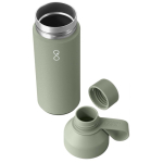 Bouteille thermos en acier et plastique recycle 500 ml Ocean Bottle couleur vert clair deuxième vue