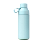 Bouteille thermos en acier et plastique recycle 500ml Ocean Bottle couleur bleu pastel deuxième vue arrière