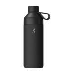 Bouteille thermos en acier et plastique recyclé Ocean Bottle 1L couleur noir