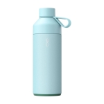 Bouteille thermos en acier et plastique recyclé Ocean Bottle 1L couleur bleu ciel