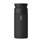 Thermos en acier inoxydable et plastique recyclé Ocean Bottle 350ml couleur noir