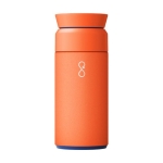 Thermos en acier inoxydable et plastique recyclé Ocean Bottle 350ml couleur orange