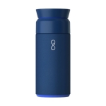 Thermos en acier inoxydable et plastique recyclé Ocean Bottle 350ml couleur bleu marine