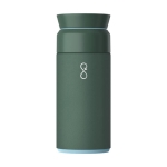 Thermos en acier inoxydable et plastique recyclé Ocean Bottle 350ml couleur vert foncé