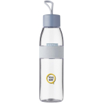 Bouteille plastique stop-gouttes Mepal, poignée de transport 500 ml couleur bleu vue avec impression sérigraphique