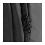 Sac à dos publicitaire en polyester imperméable avec double anse couleur noir vue détaillée