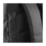 Sac à dos de voyage en polyester avec plusieurs compartiments couleur noir cinquième vue