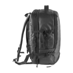 Sac à dos de voyage en polyester avec plusieurs compartiments couleur noir vue détaillée