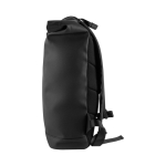 Sac à dos pour PC roll-top avec fermeture éclair réfléchissante couleur noir quatrième vue