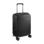 Valise trolley rigide 32L avec roues pivotantes et cadenas intégré couleur noir quatrième vue