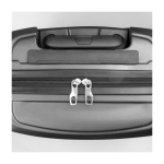 Valise trolley rigide 33L avec roues pivotantes et cadenas intégré couleur gris cinquième vue