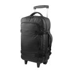 Valise trolley avec compartiment pour ordinateur résistante à l'eau couleur noir deuxième vue
