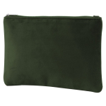 Trousse en velours à détails dorés sur la fermeture éclair et tirette première vue