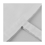 Sac en coton Fairtrade à anses longues, plusieurs coloris 180g/m² couleur blanc première vue