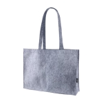 Sac en feutre certifié RPET à anses longues 180g/m² couleur gris cinquième vue