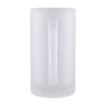Chope à bière avec finition aspect givré 500ml couleur transparent cinquième vue
